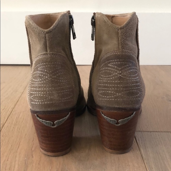 Zadig & Voltaire Molly suede ankle boots - Picture 4 of 7